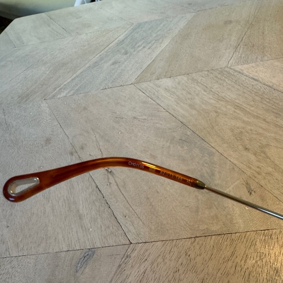 CHLOE CH0113S Aviator Gold Sunglasses with Turquoise Stone NWOT - Picture 7 of 8